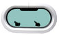 Hublot en aluminium Windows pour la forme ovale du yacht rv de bateau fournisseur