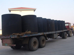 Matériau naturel Fender en caoutchouc de type cylindrique Pour toutes sortes de quais et côtés de navires fournisseur