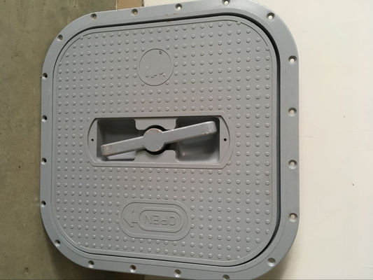 Couvercle d'écoutille ovale en aluminium de type affleurant à ouverture rapide homologué ABS fournisseur