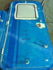 Porte étanche aux intempéries marine en alliage d'aluminium avec fenêtre certifiée CCS fournisseur