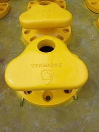 Bollard marine à tête en T pour l'amarrage des quais avec matériel galvanisé de qualité 8.8 et conception pour une capacité et une durabilité maximales fournisseur