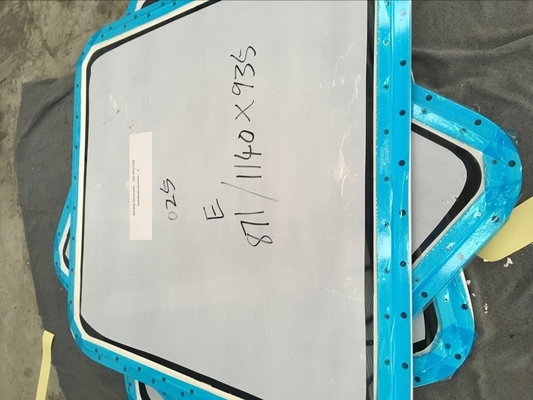 Fenêtres marines rectangulaires en alliage d'aluminium boulonnées / soudés fournisseur