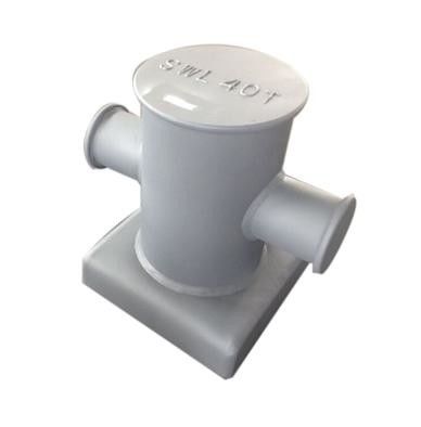 Amorce simple de Marine Mooring Bollard Grey Epoxy de croix fournisseur