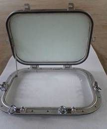 fenêtres de marine rectangulaires A60 CCS, ABS,DNV,BV certifiées en acier/aluminium/acier inoxydable fournisseur