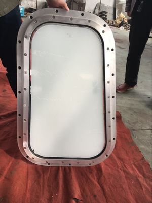 fenêtres de marine rectangulaires A60 CCS, ABS,DNV,BV certifiées en acier/aluminium/acier inoxydable fournisseur