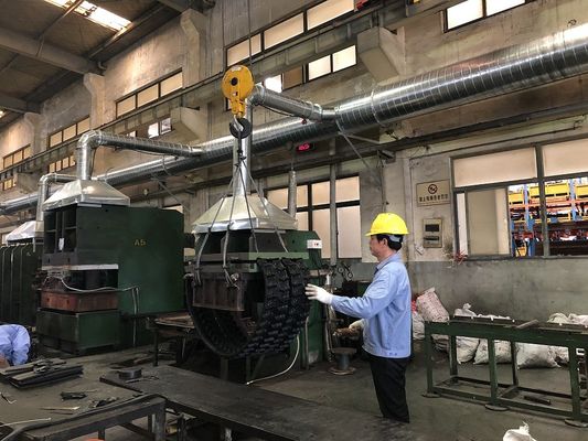Chenilles en caoutchouc personnalisables pour moissonneuses, résistantes à l'abrasion et avec moins de vibrations pour machines agricoles fournisseur